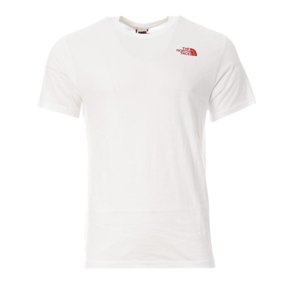 T-shirt Blanc Homme The North Face Mountain pas cher
