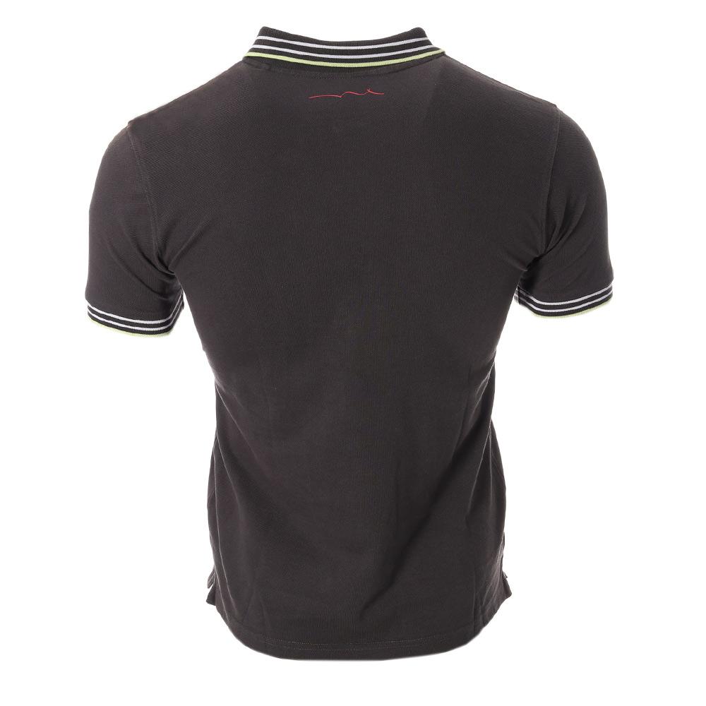 Polo Gris/Vert Homme Teddy Smith Pasian vue 2