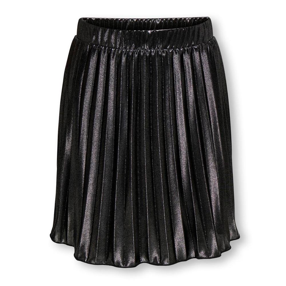 Jupe Grise Métallique Fille Kids ONLY Lyon Pleated Shine vue 2