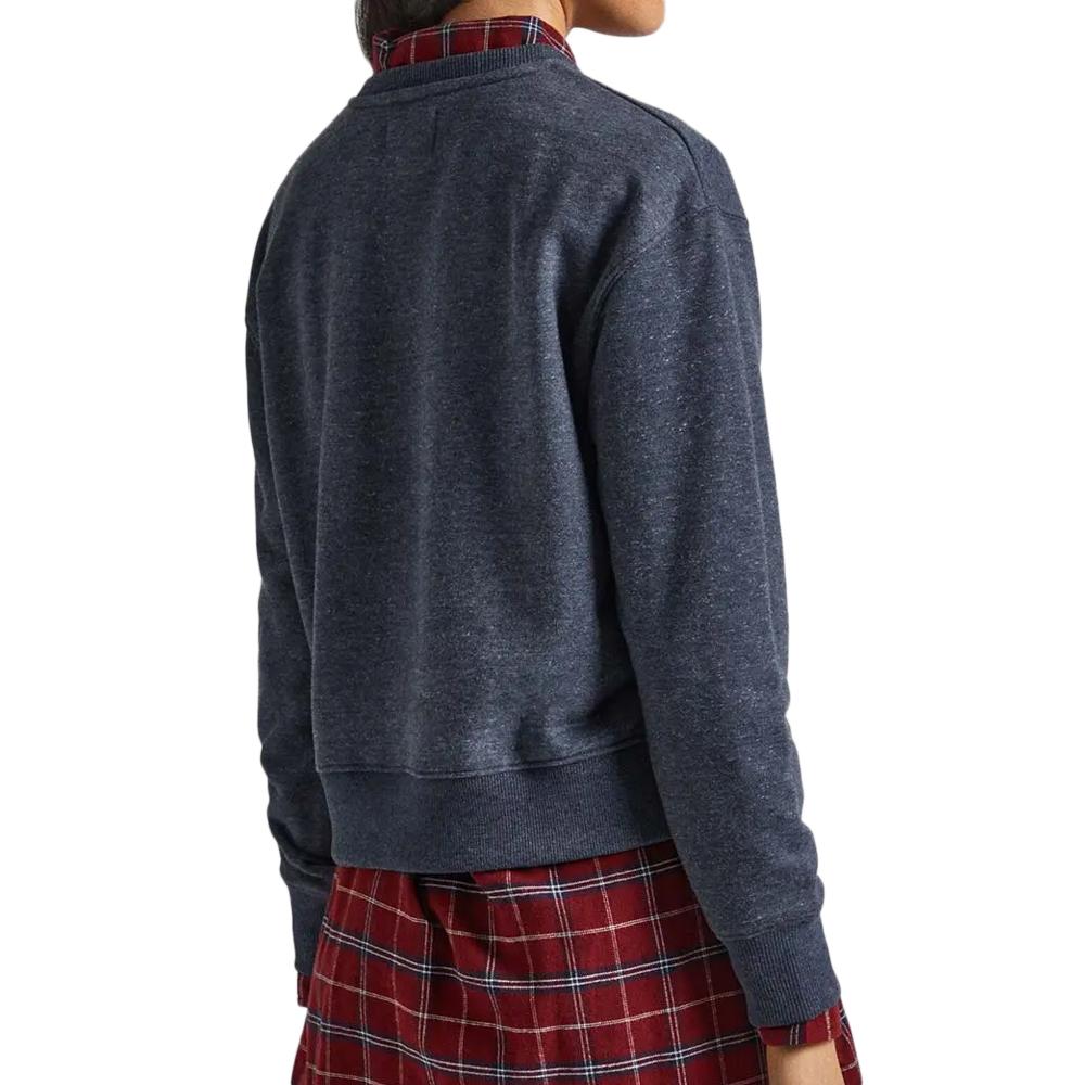Sweat Marine Femme Pepe Jeans Nanette PL581256 vue 2