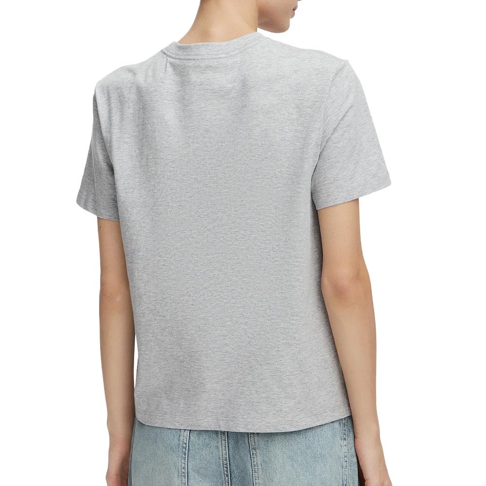 T-Shirt Gris Femme Calvin Klein Classic Seasonal vue 2
