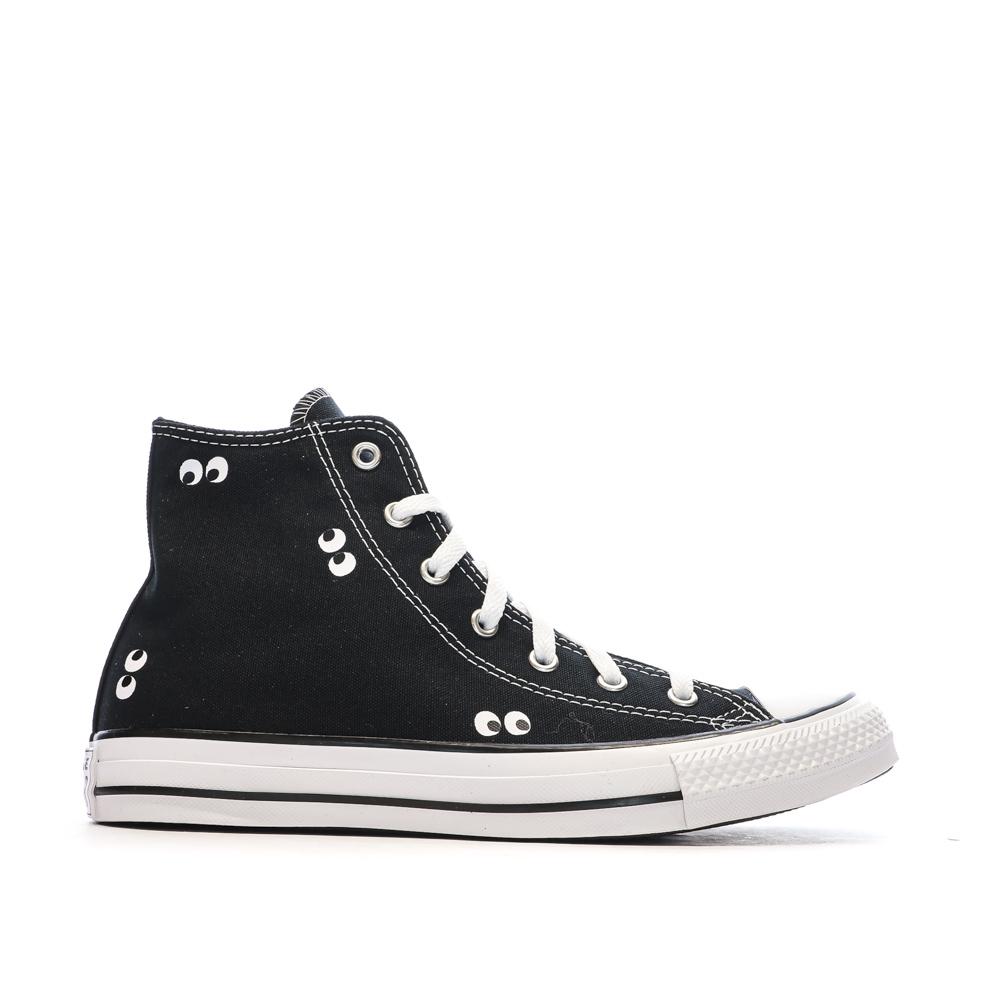 Baskets Noires Garçon/Fille Converse Chuck Taylor All Star Eyes vue 2