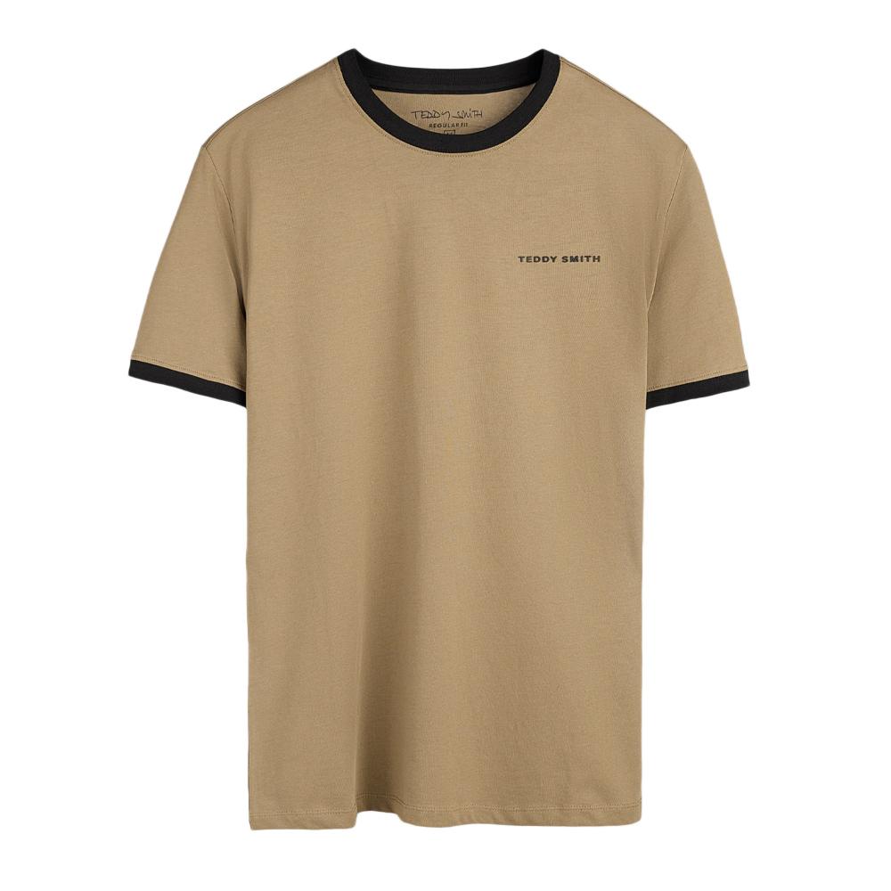 T-shirt Beige Foncé Garçon Teddy Smith 61007493D pas cher