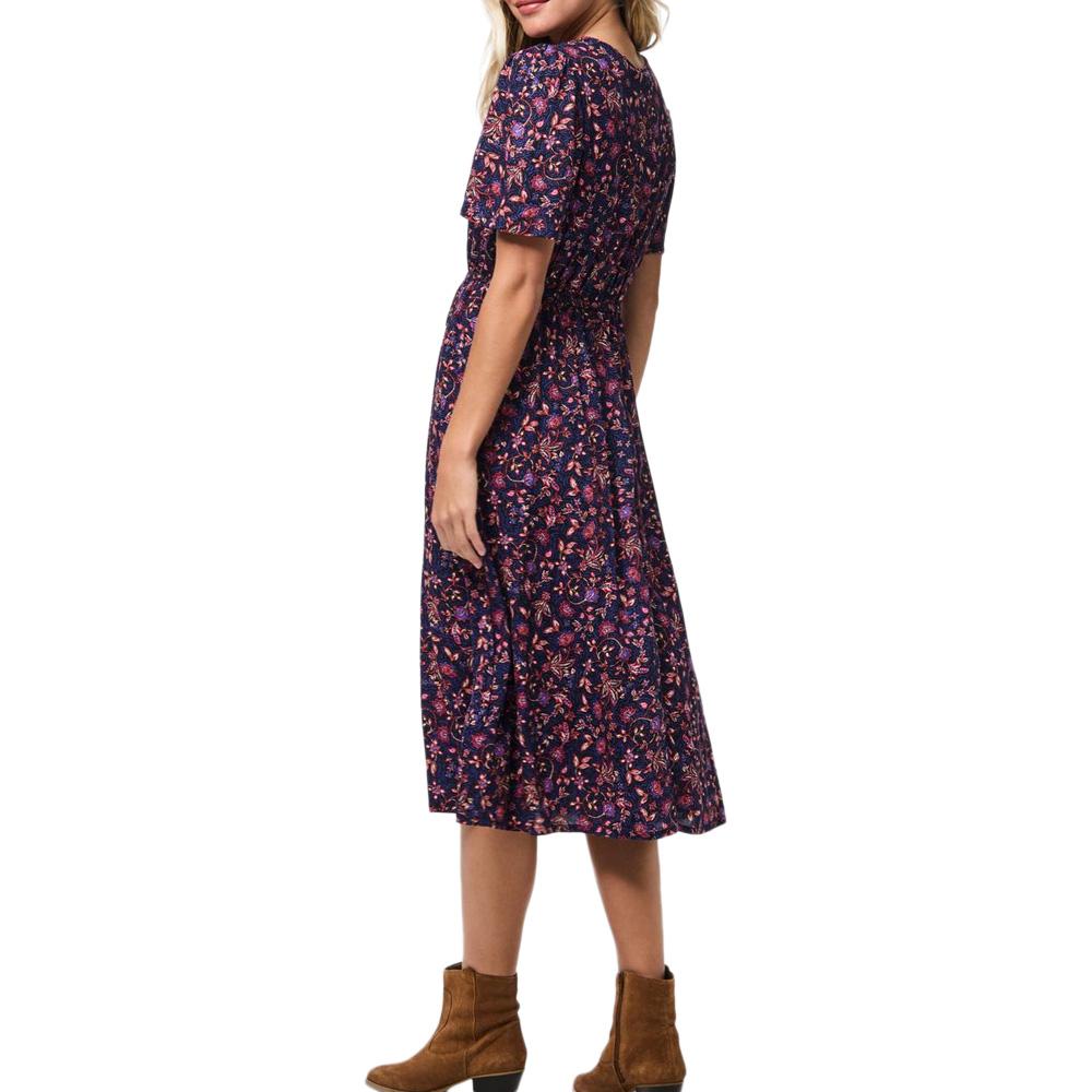 Robe Noir/Marine Femme Pieces Nera vue 2