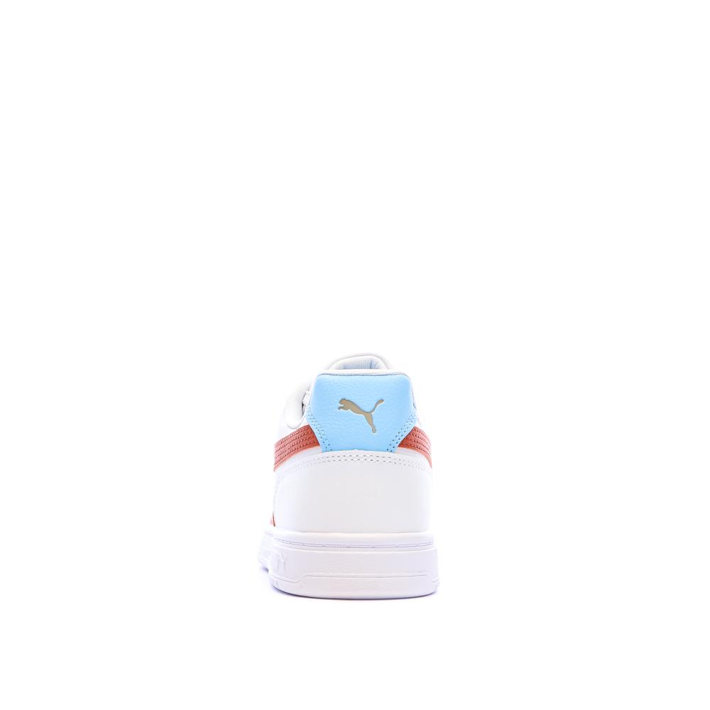 Puma Caven III Sneaker für Jungen, Weiß/Orange/Blau Ansicht 3
