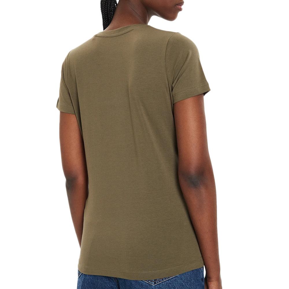 T-Shirt Vert Foncé Femme Pepe jeansNew Virginia vue 2