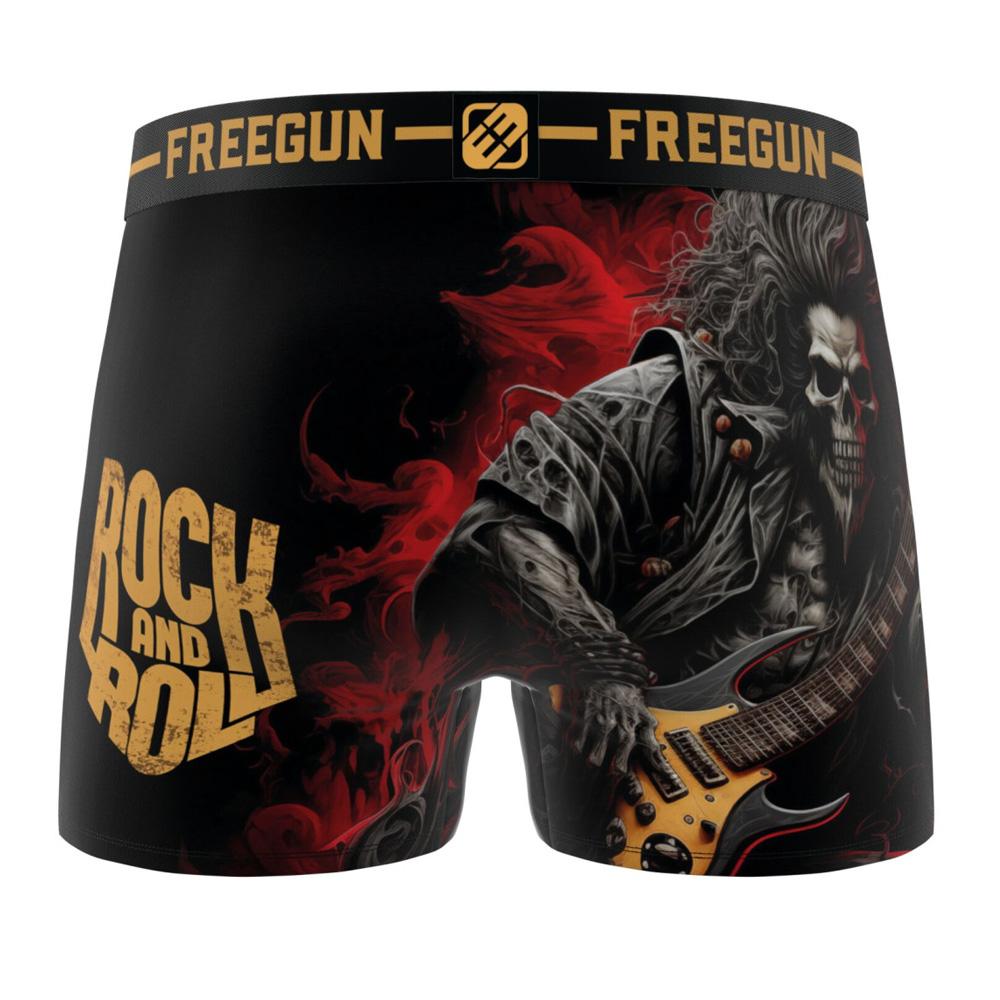 Boxer Noir Garçon Freegun Monstre vue 2