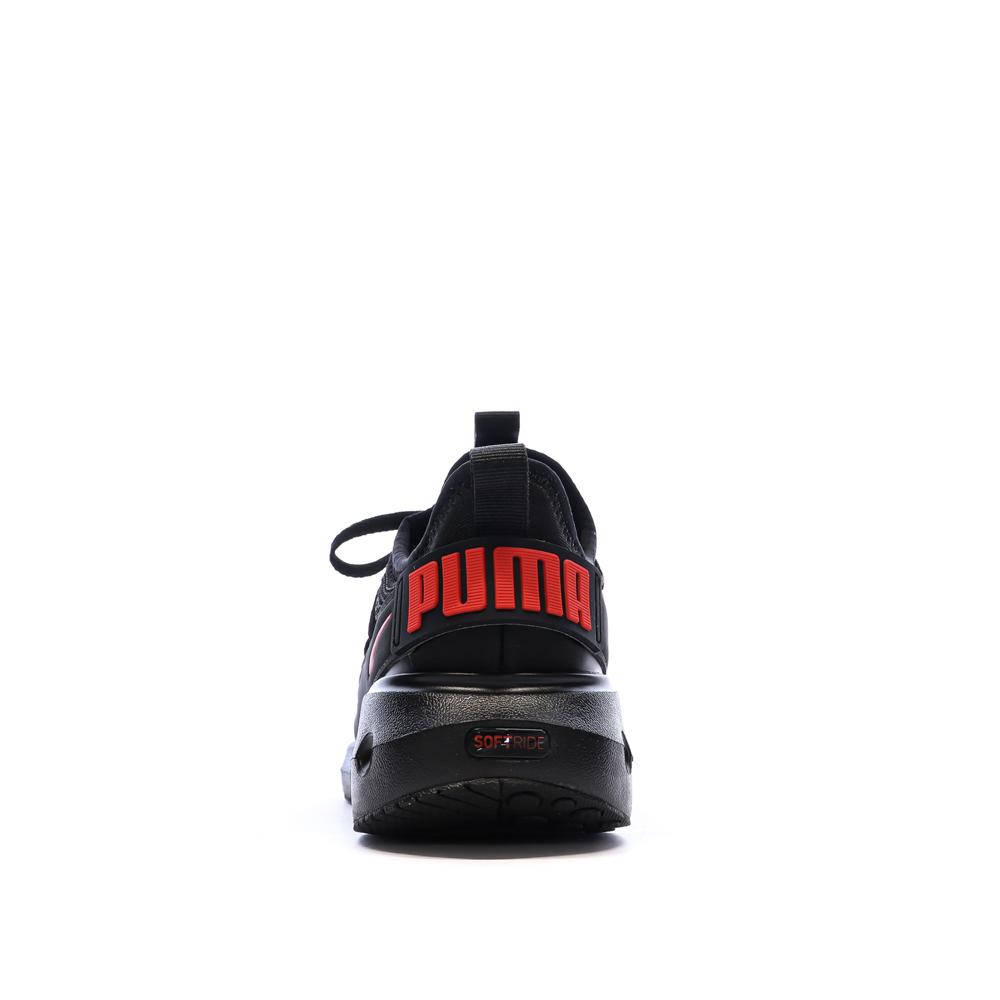 Chaussures de Sport Noir/Rouge Garçon/Homme Puma Softride Carson vue 3