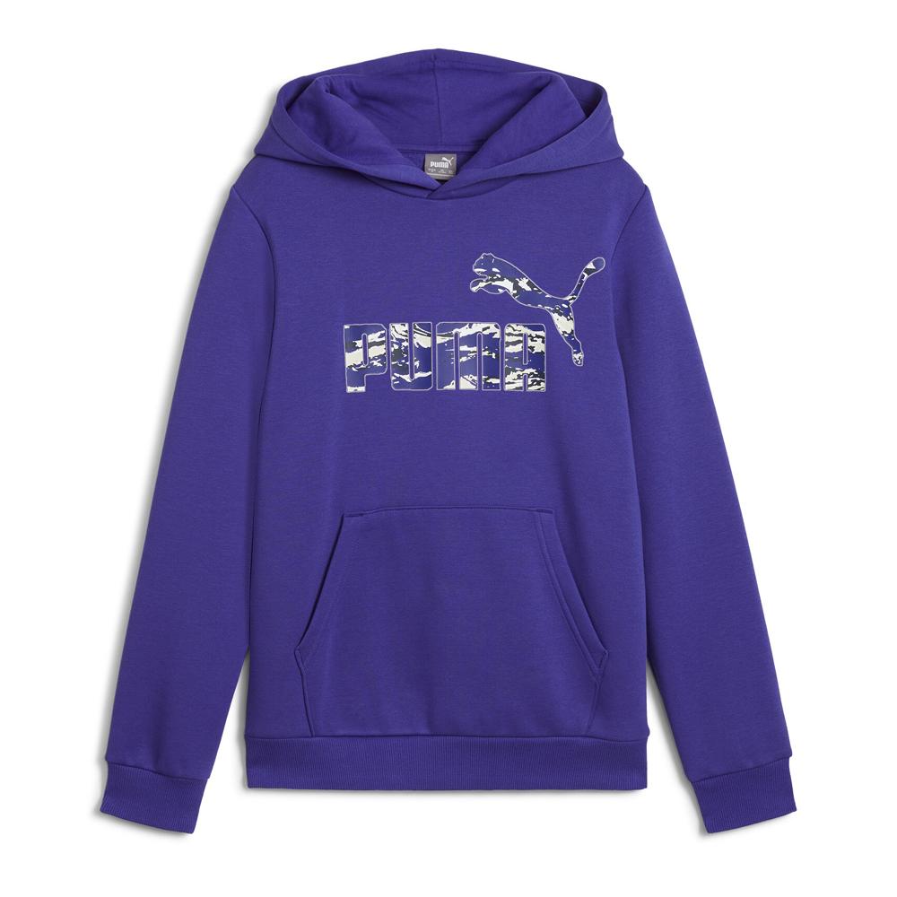 Sweat à Capuche Violet Garçon Puma Ess+ Camo pas cher