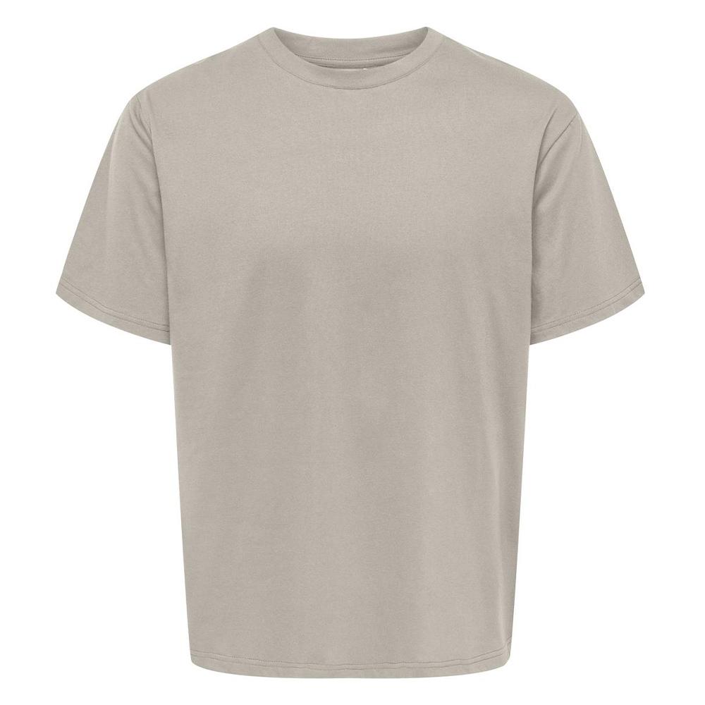 T-shirt Beige Homme Only & Sons Chinois pas cher