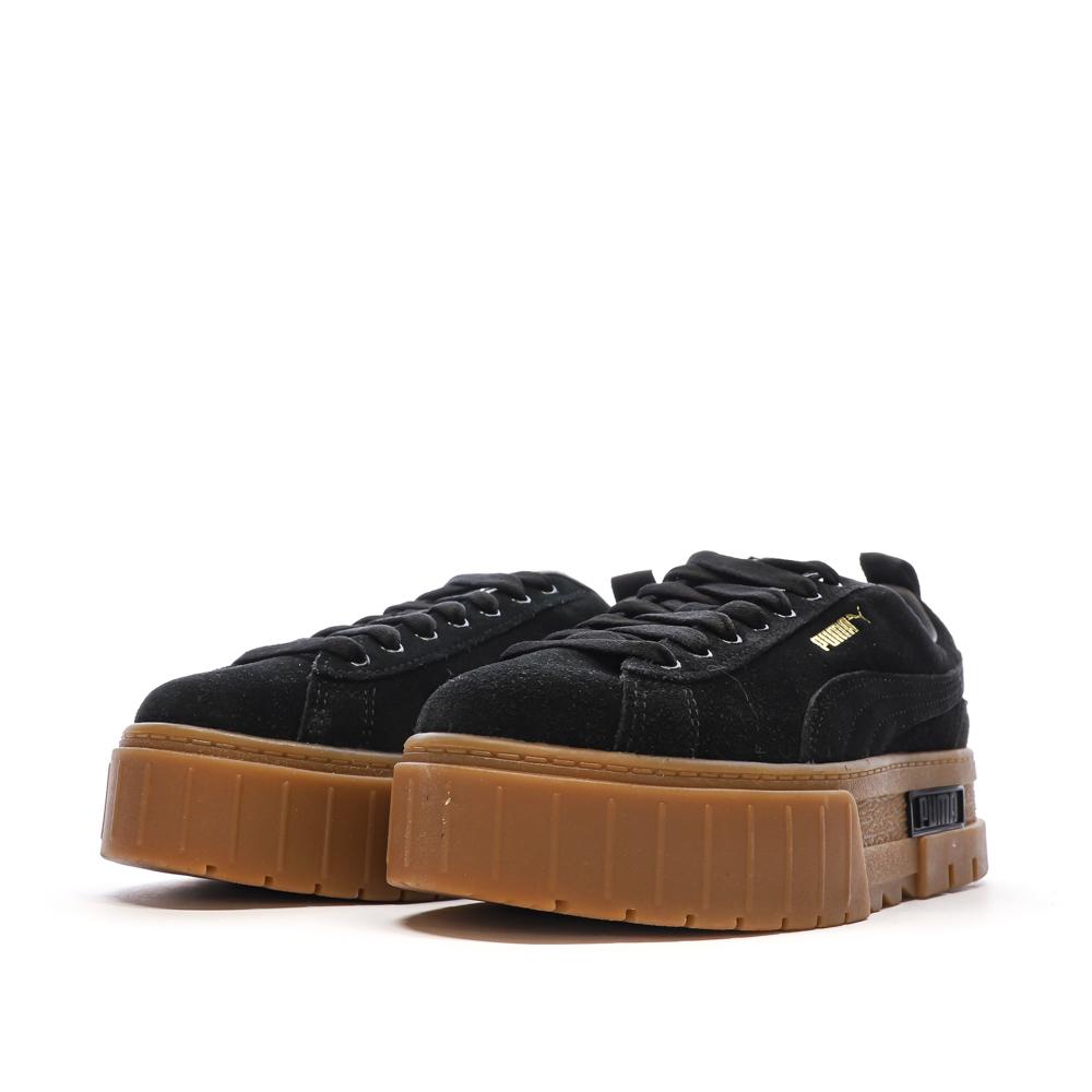 Baskets Noire/Marron Femme Puma Mayze vue 6