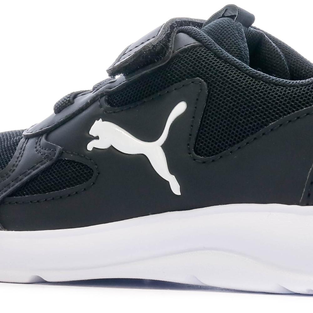 Baskets Noir Garçon Puma Fun Racer vue 7