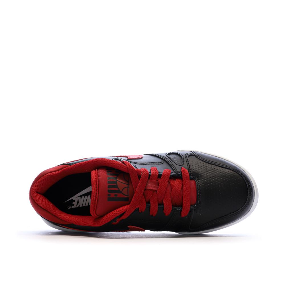 Baskets Noir/Rouge Garçon Nike Full Force Lo vue 4