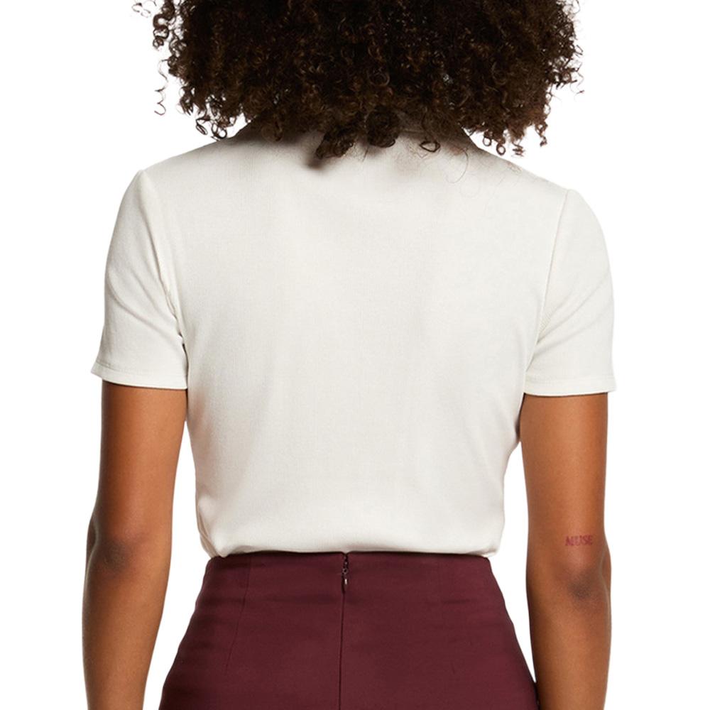 Polo Blanc Femme Morgan DPOLLA vue 2