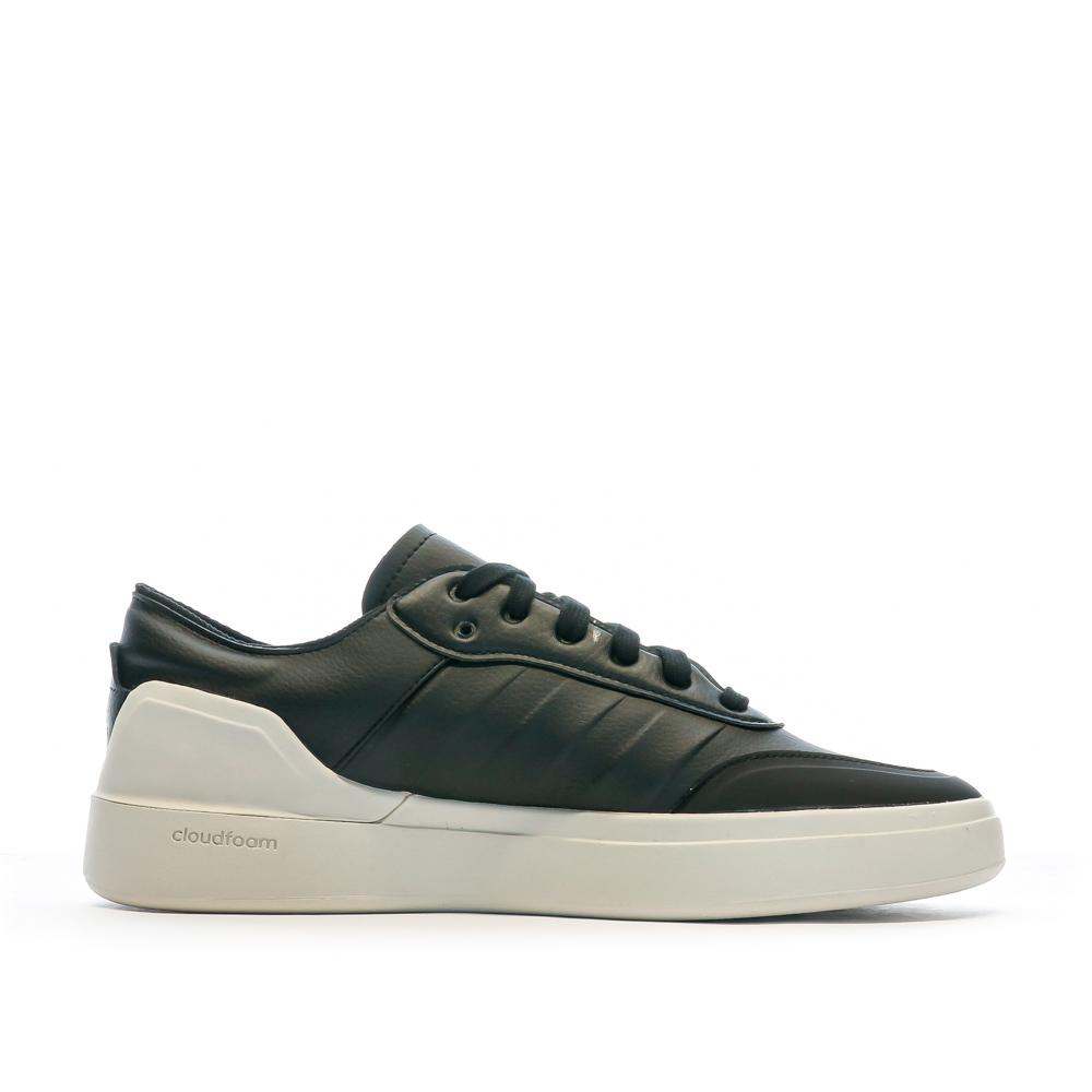 Baskets Noir/Blanc Homme Adidas Court Revival vue 2