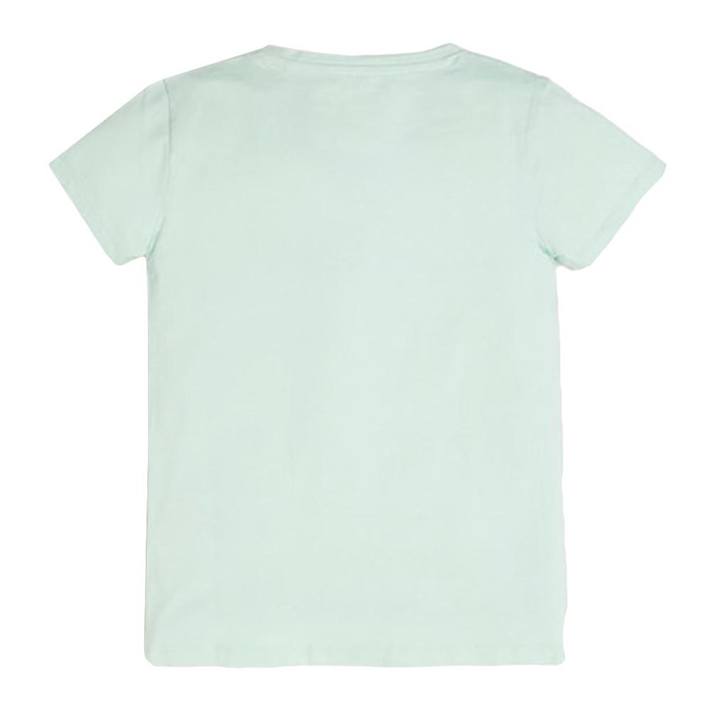 T-shirt Vert Fille Guess Twht vue 2