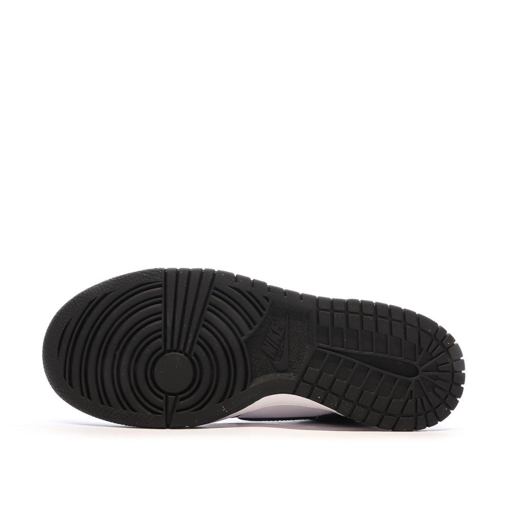 Baskets Blanches/Noires Enfant Nike Dunk Low vue 5