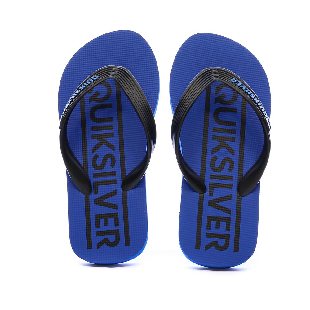 Tongs Bleu/Noir Garçon Quiksilver Java vue 3