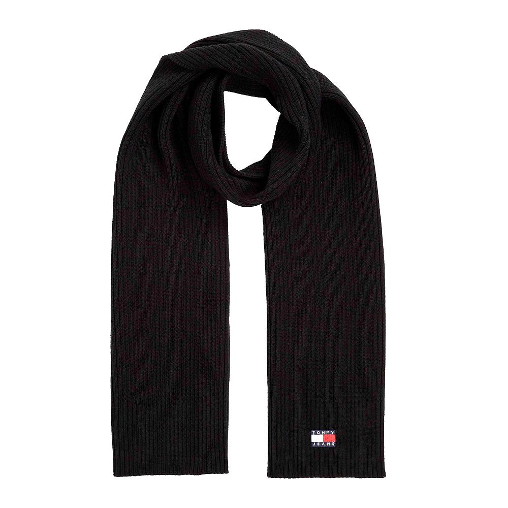 Écharpe Noire Homme Tommy Hilfiger Core pas cher