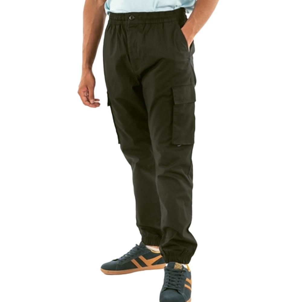 Pantalon Cargo Noir Homme Calvin Klein Jeans LV04RC617G pas cher