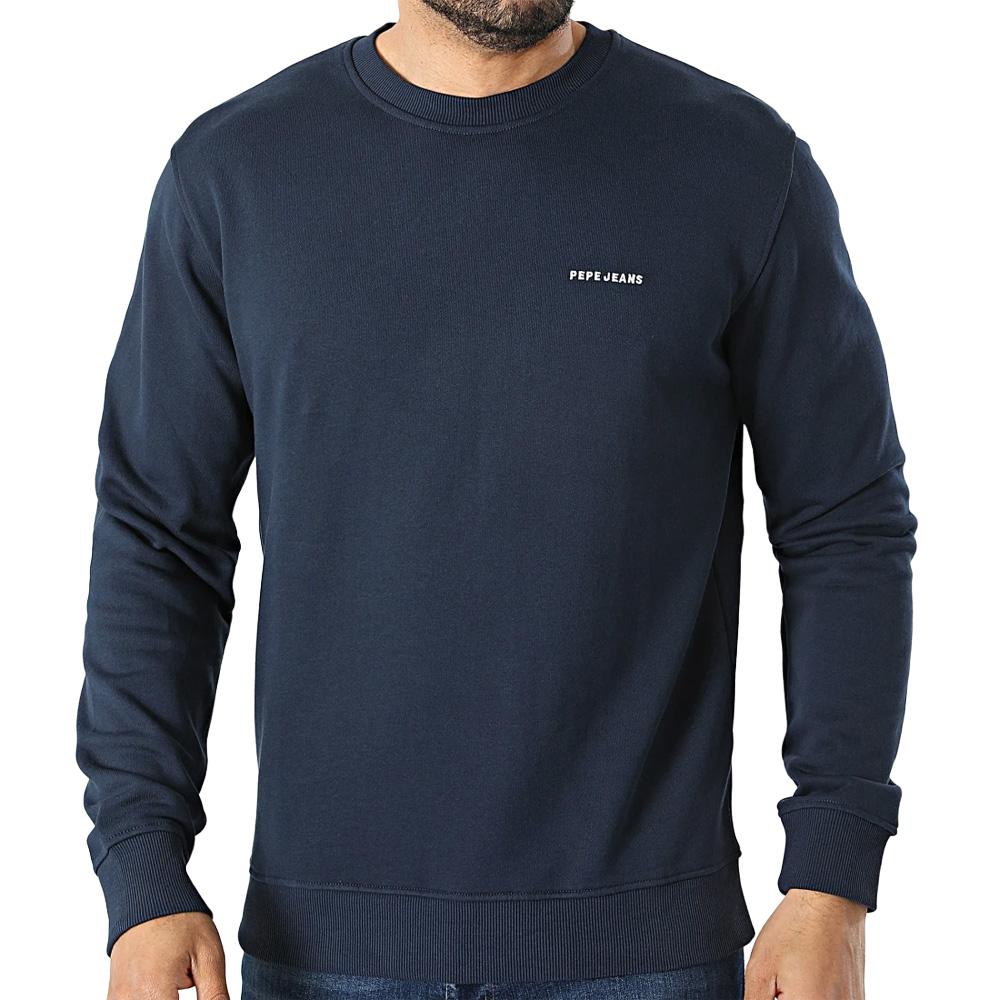 Sweat Marine Homme Pepe jeans Pjl MS pas cher