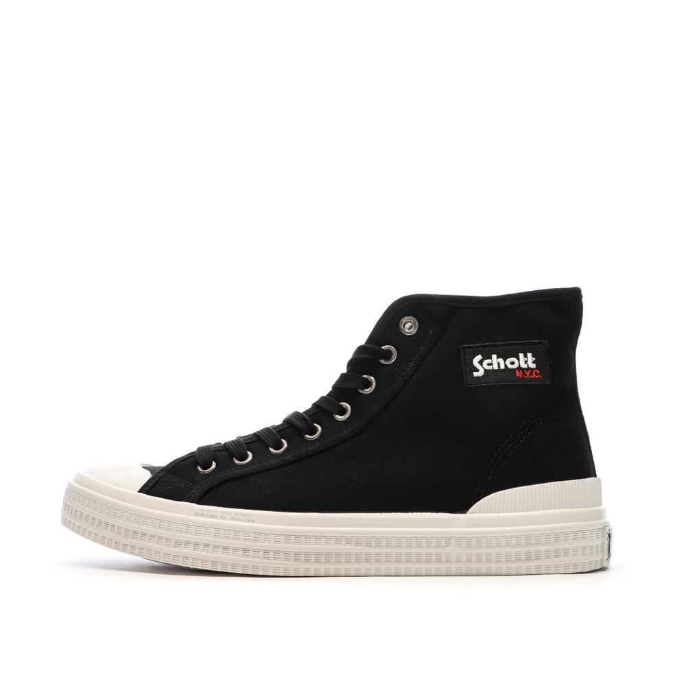 Baskets Noir Homme Schott William pas cher