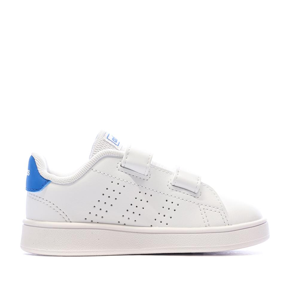Baskets Blanches Bébé/Junior Adidas Advantage vue 2
