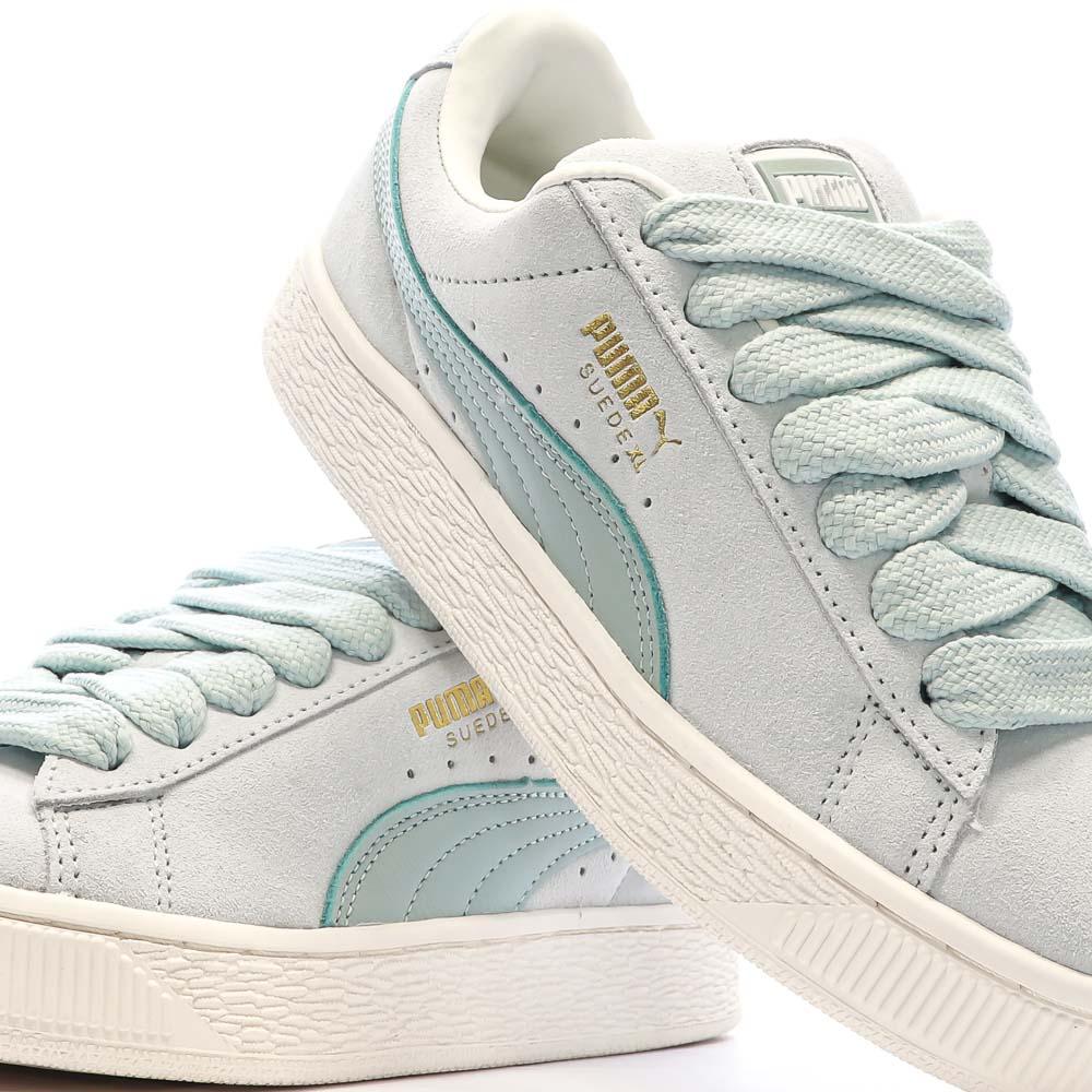Baskets Turquoise Femme Puma Suede XL vue 7