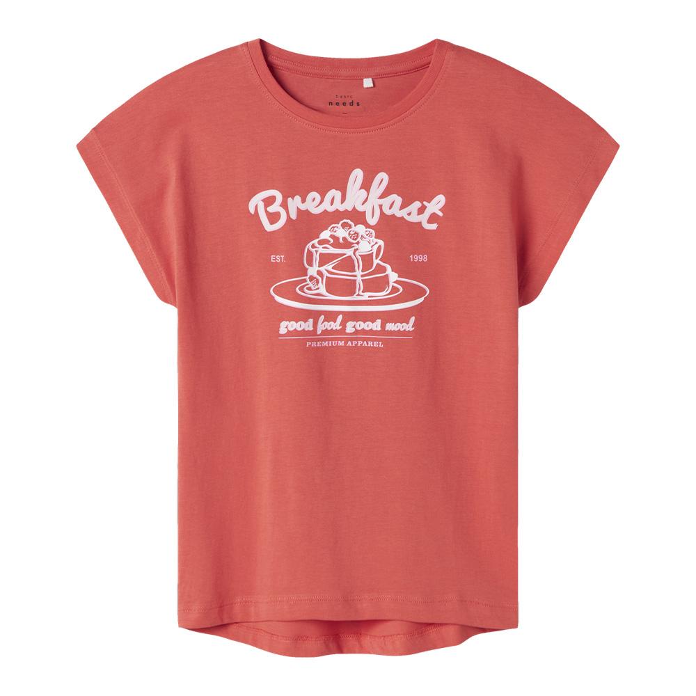 T-Shirt Rouge Fille Name it Spiced Coral pas cher