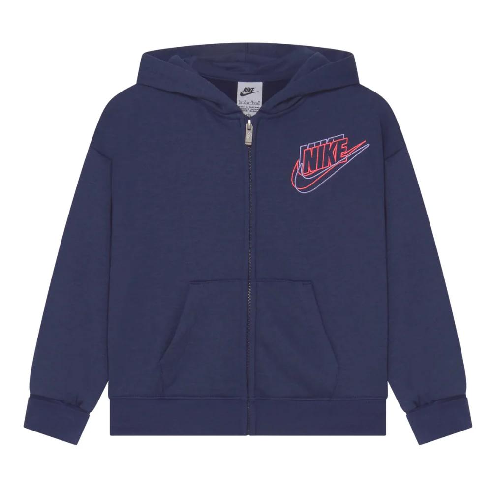 Sweat à Capuche Marine Fille Nike Recycled pas cher