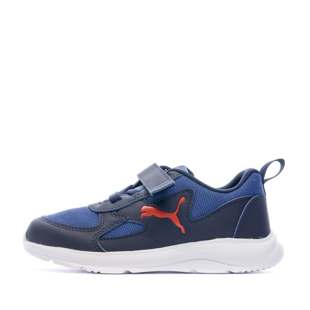 Baskets Marine Garçon Puma Fun Racer pas cher