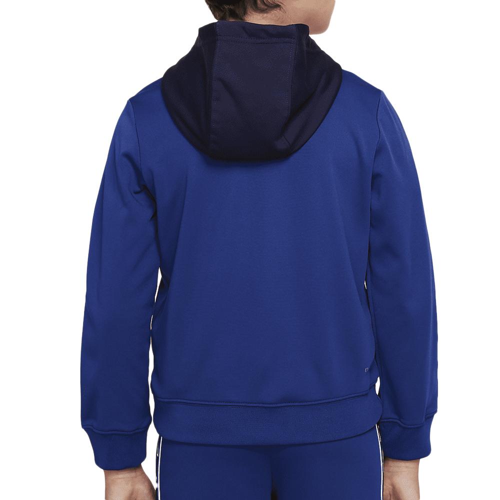 Sweat à Capuche Noir/Bleu Garçon Nike Repeat vue 2