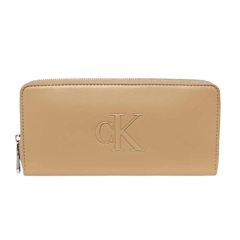 Portefeuille Beige Homme Calvin Klein Jeans Bold pas cher