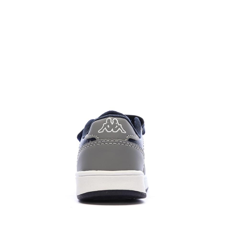 Baskets Gris/Noir Garçon KAPPA Malone vue 3