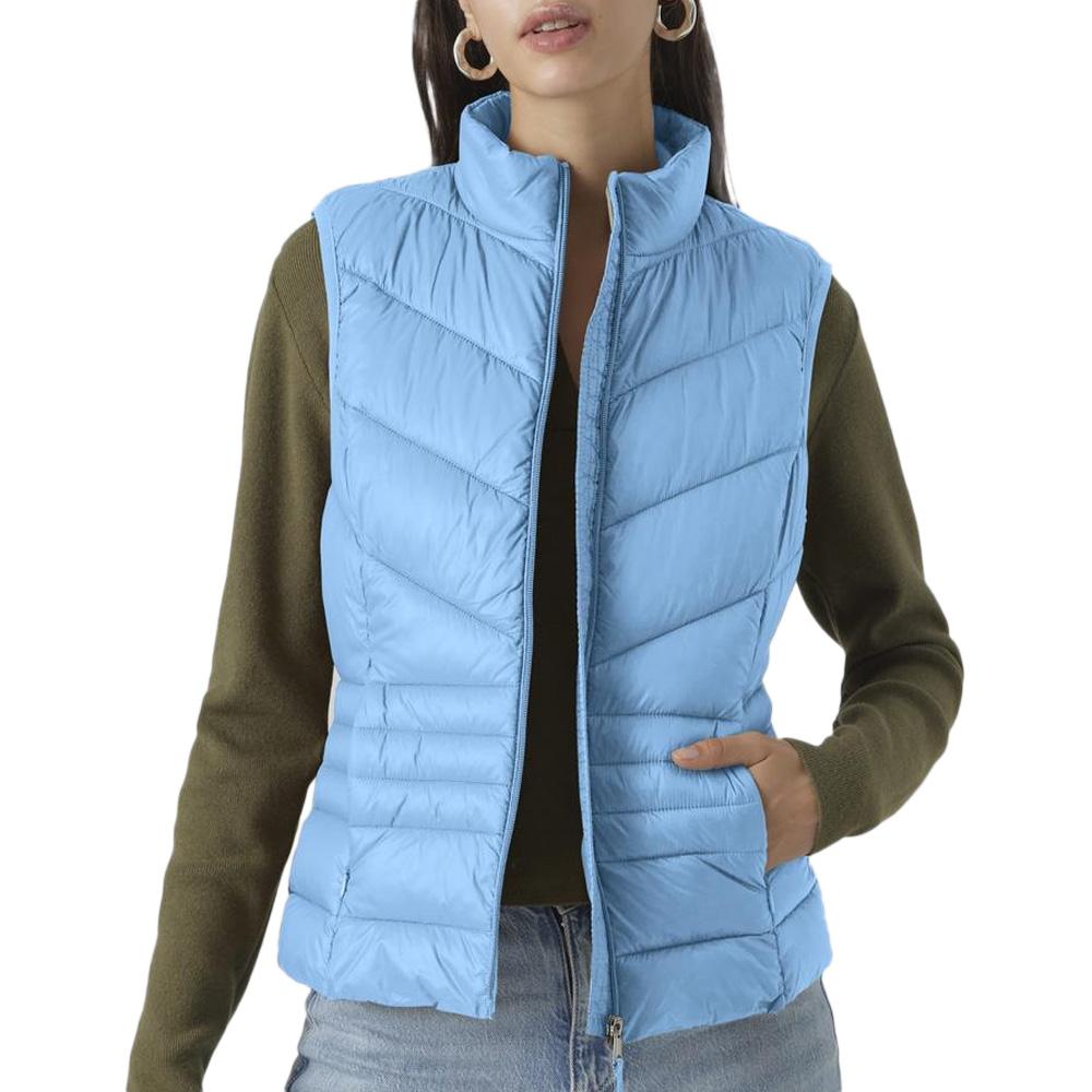 Doudoune sans manche Bleu Femme Vero Moda Sorayasiv pas cher
