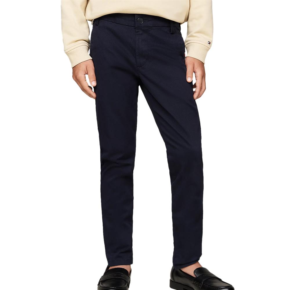 Pantalon Slim Noir Garçon Tommy Hilfiger 1985 pas cher