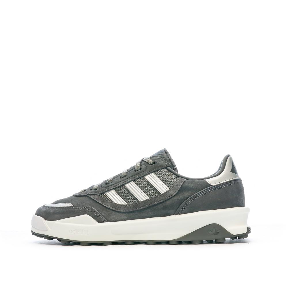 Baskets Grise Homme Adidas Indoor pas cher