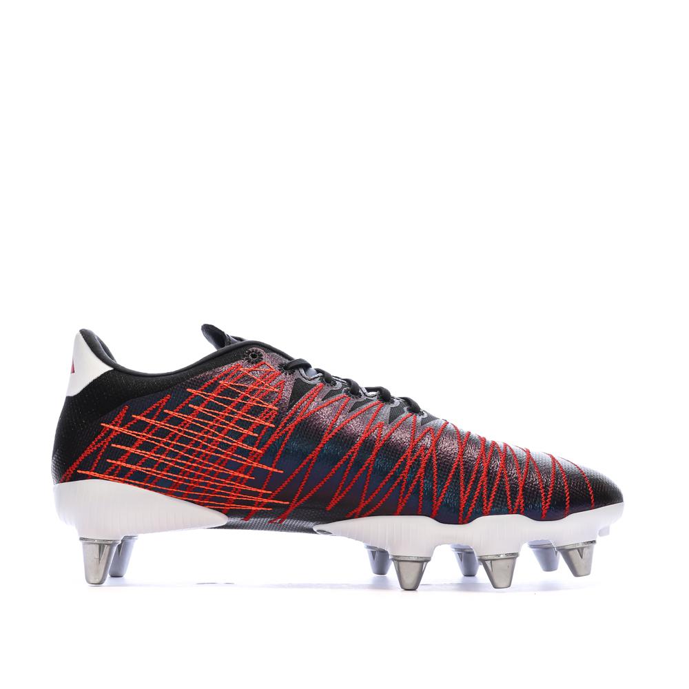 Zapatillas de rugby negras/rojas Adidas Kakari Z.1 SG ver 2