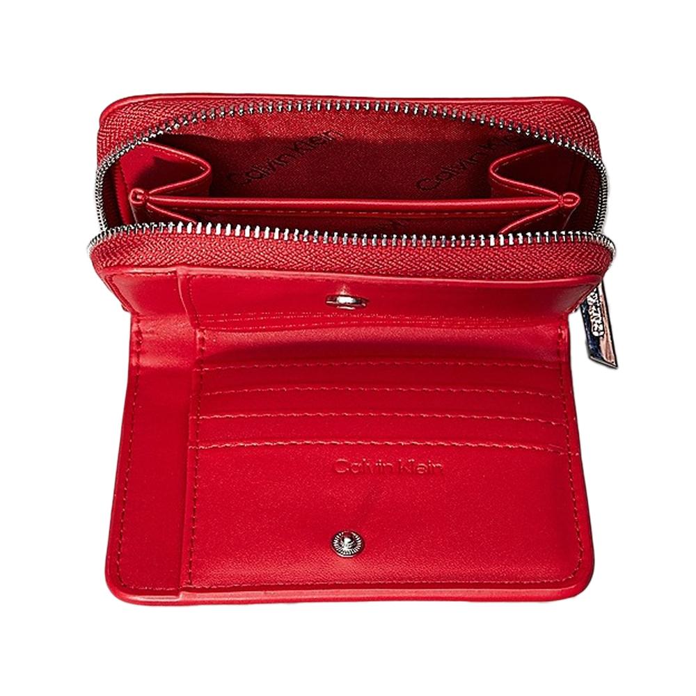 Portefeuille Rouge Femme Calvin Klein Jeans Ck vue 2