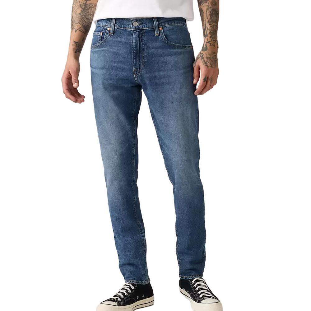 Jean 512 Bleu Homme Levi's Slim Taper Med Indigo 28833 pas cher