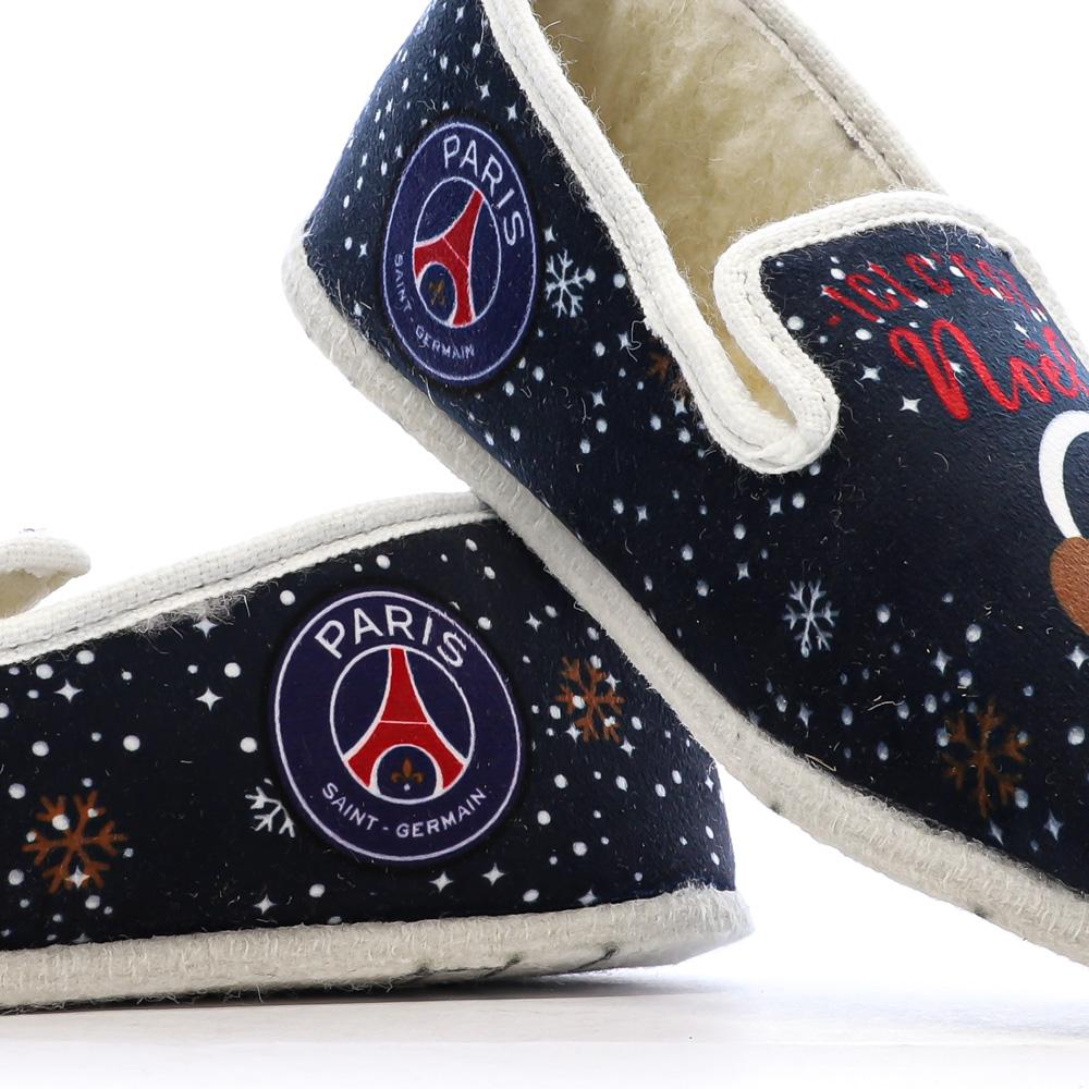 Pantoufles Marine Homme PSG Cinoel vue 7