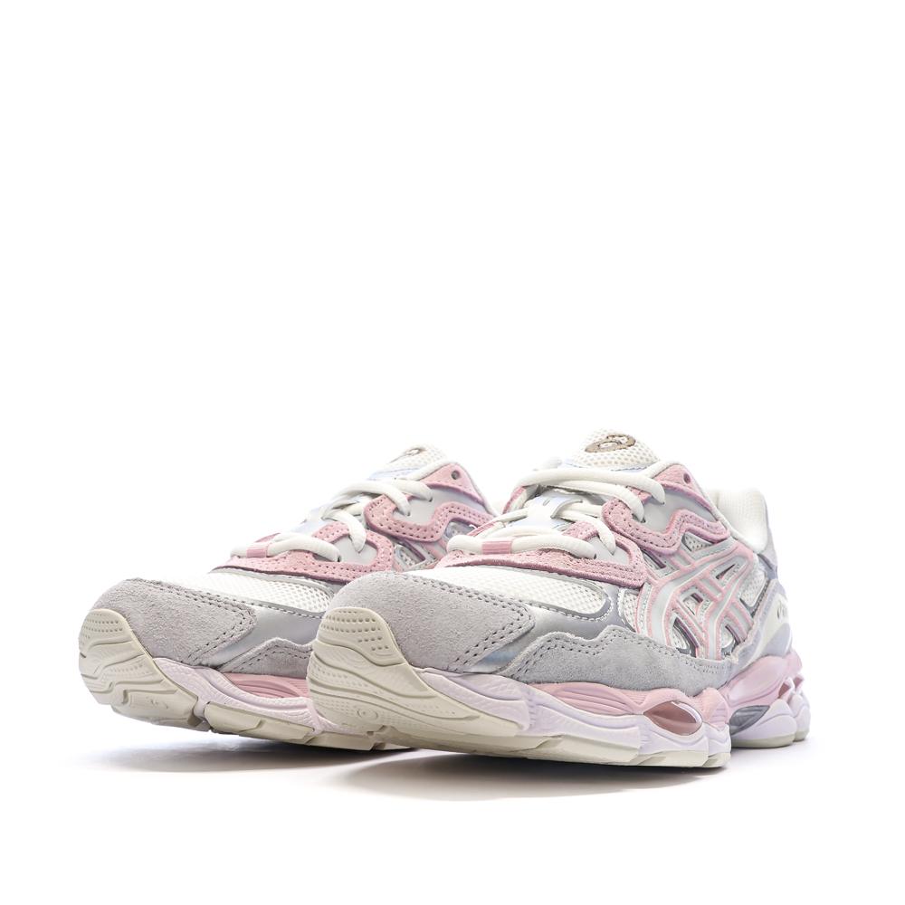 Weiße/rosa Herren-Sneaker Asics Gel-nyc Ansicht 6