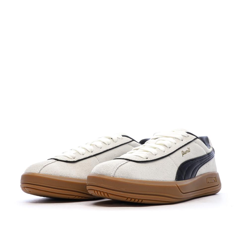 Baskets Blanches/Noires Femme Puma Club Klassika vue 6