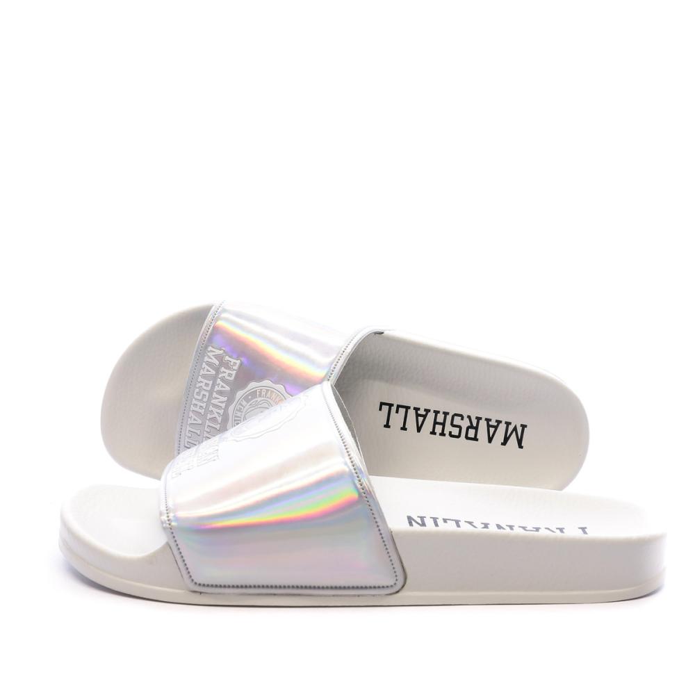 Claquettes Argent Femme Franklin & Marshall Slipper Rainbow pas cher