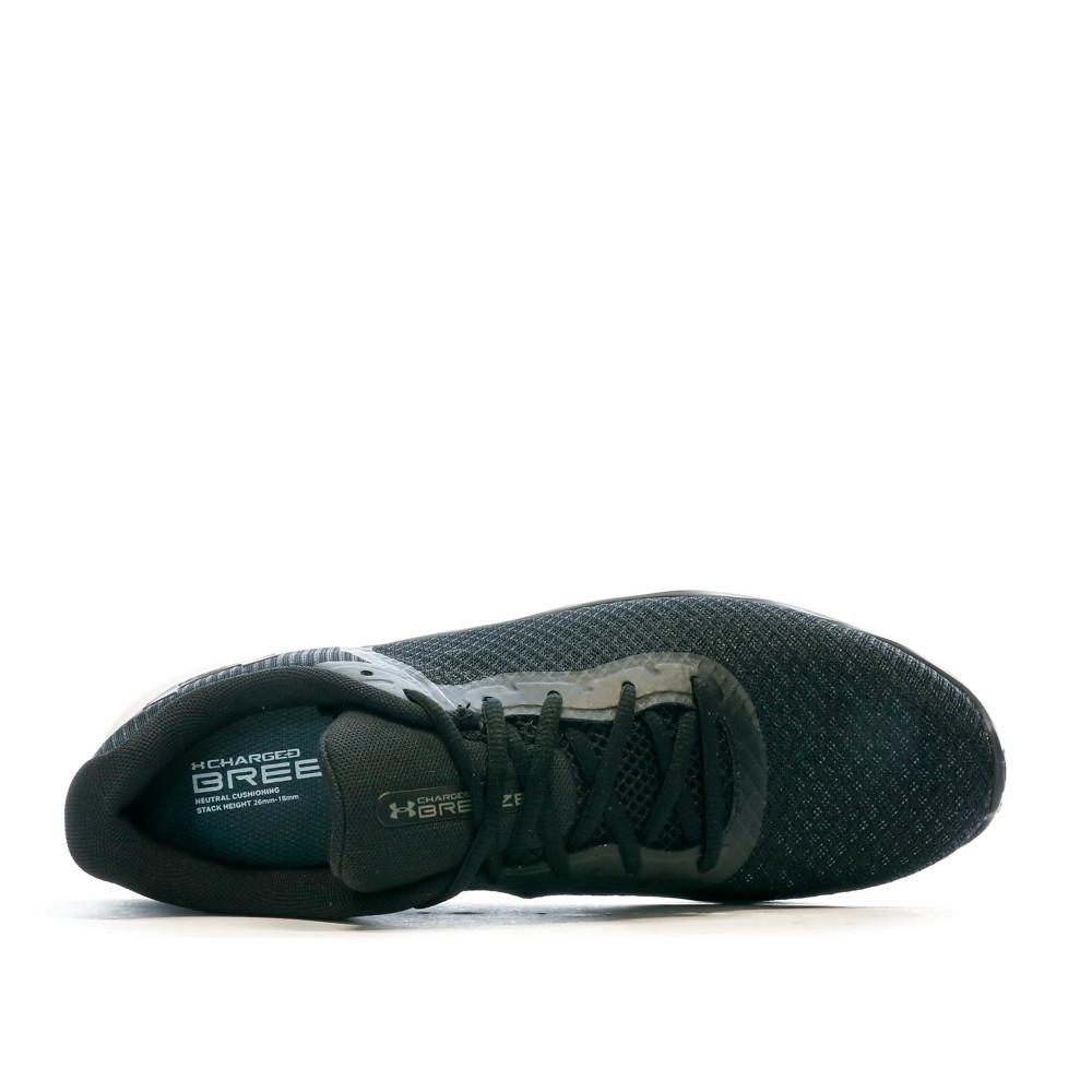 Chaussures de Running Noir/Gris Homme Under Armour Charged Breeze vue 4