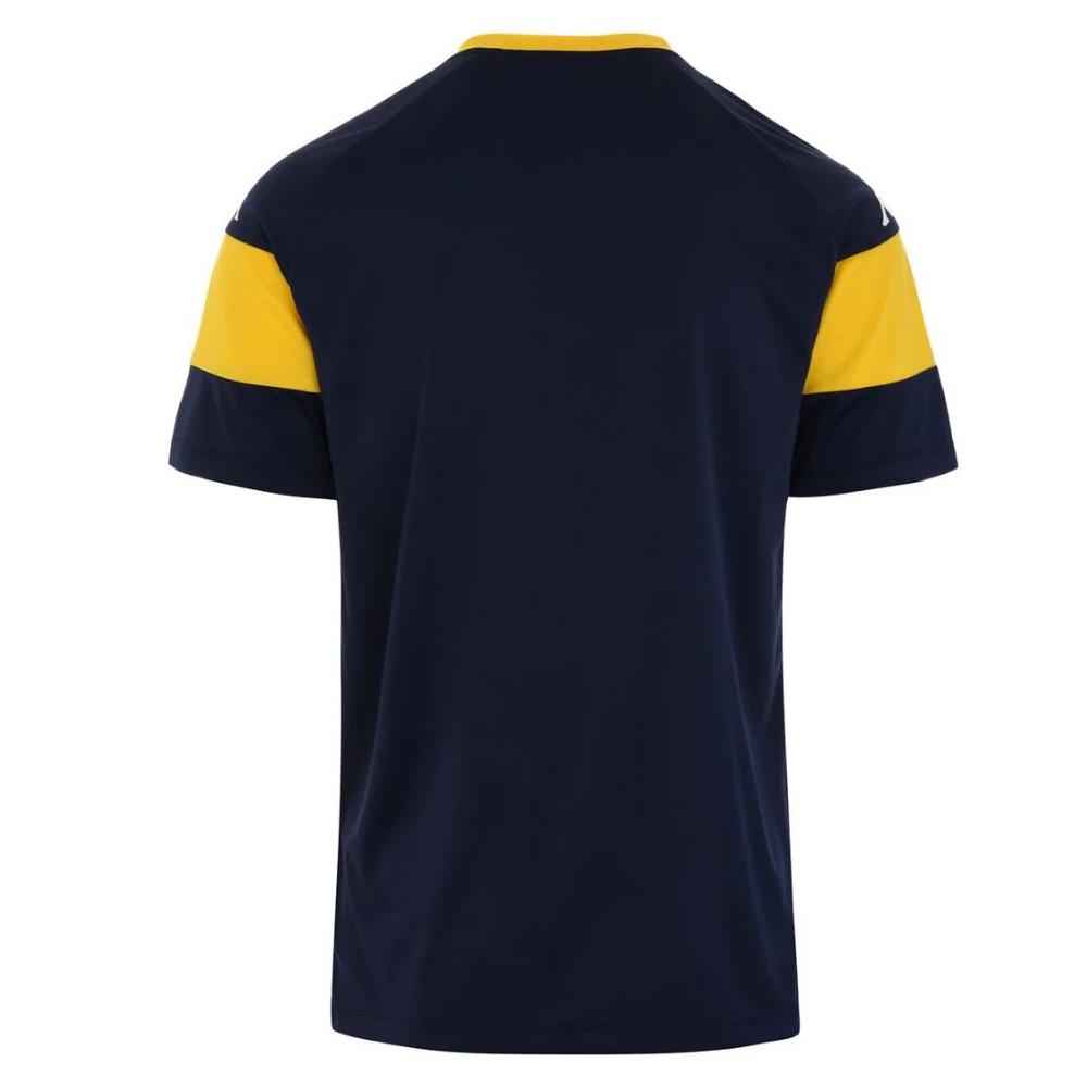 T-Shirt de Sport Marine/Jaune Garçon Kappa Dareto 33133WWJR vue 2
