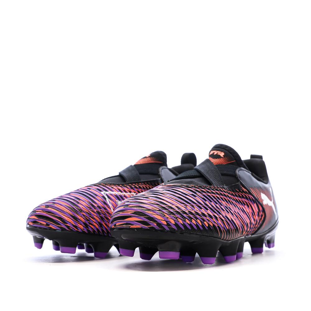 Chaussures de Foot Noires/Fushia Junior Puma Future 8 Match Ll FG vue 6
