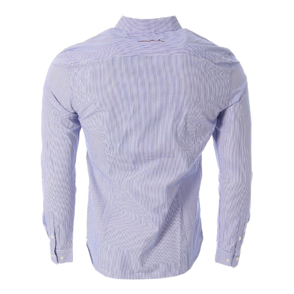 Chemises Bleu/Blanc à Rayures Homme Teddy Smith Carton vue 2