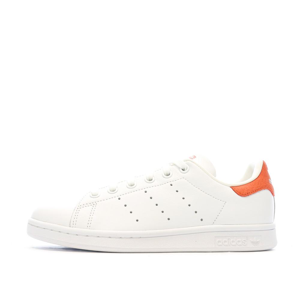 Baskets Blanches Garçon/Fille Adidas Stan Smith J pas cher