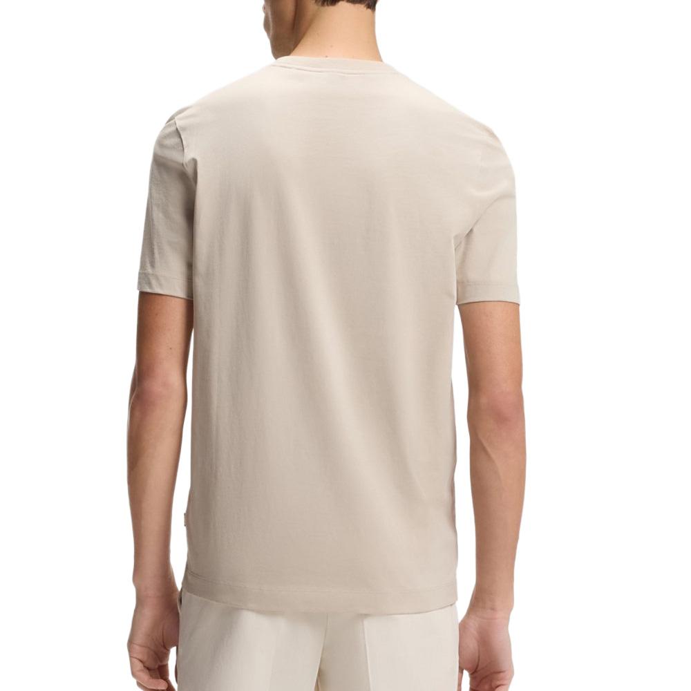 Camiseta beige para hombre Hugo Boss Thompson ver 2